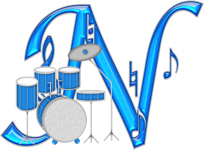 letters clipart music