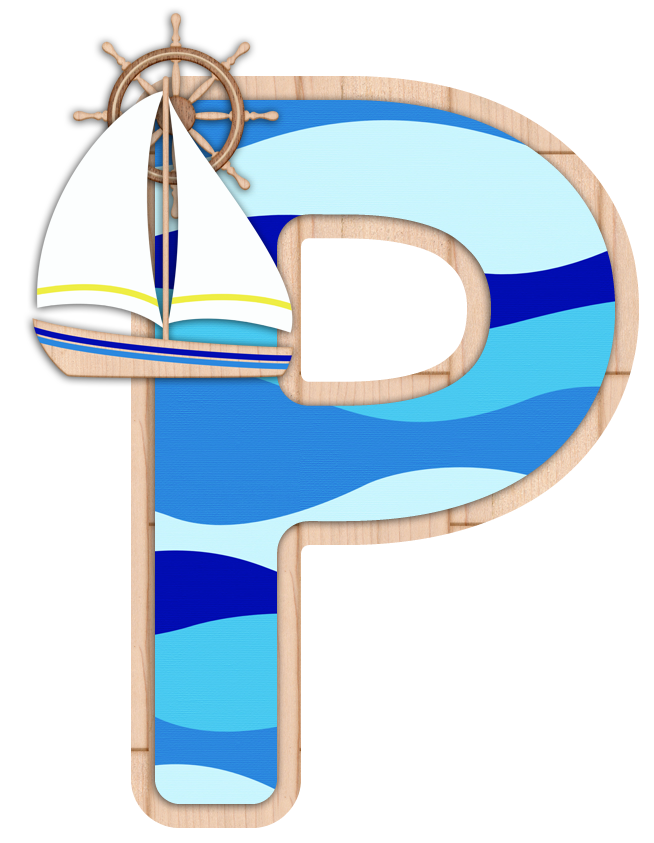 nautical clipart alphabet