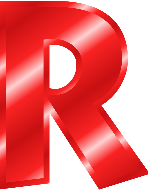 Big r pinterest and. E clipart red letter