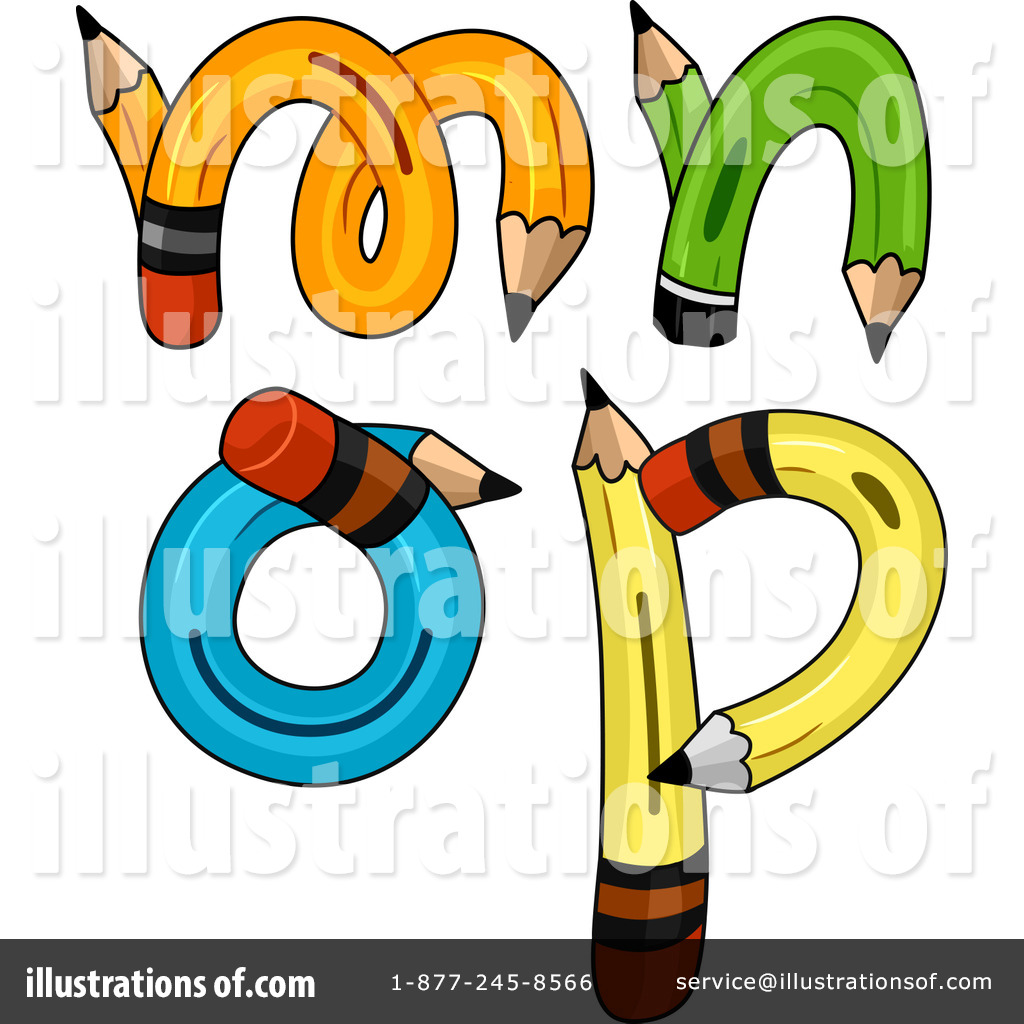 pencils clipart letter