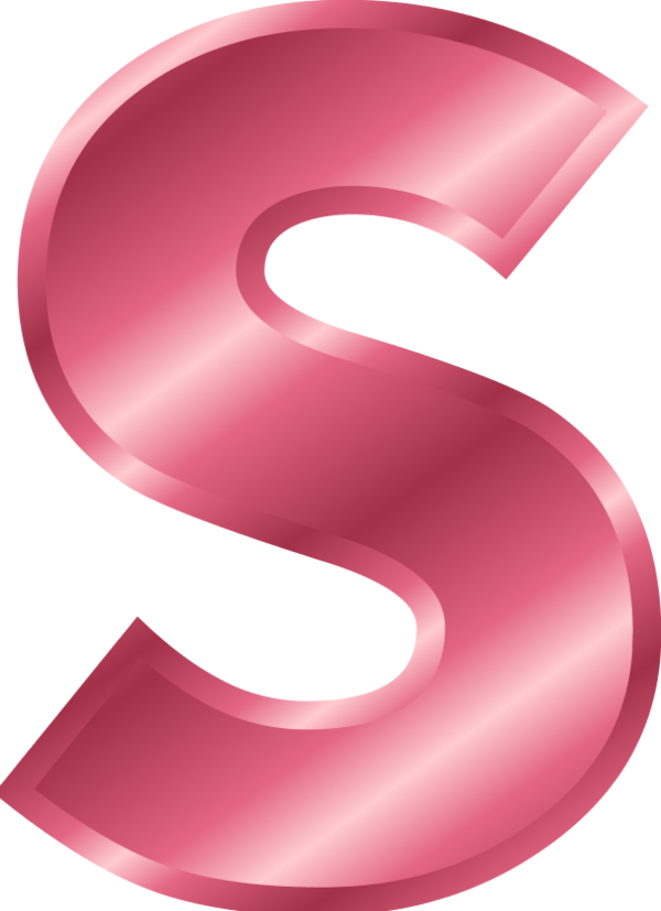 Clipart letters pink. Letter pencil and in
