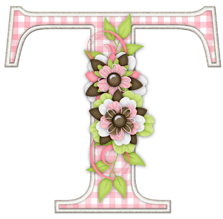 floral clipart monogram