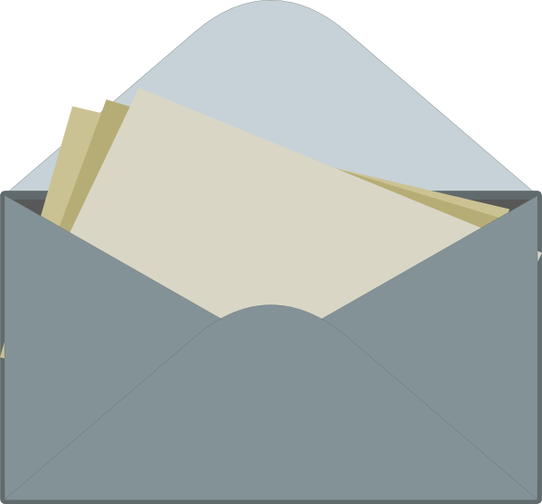 Letter clip art at. Envelope clipart lettter