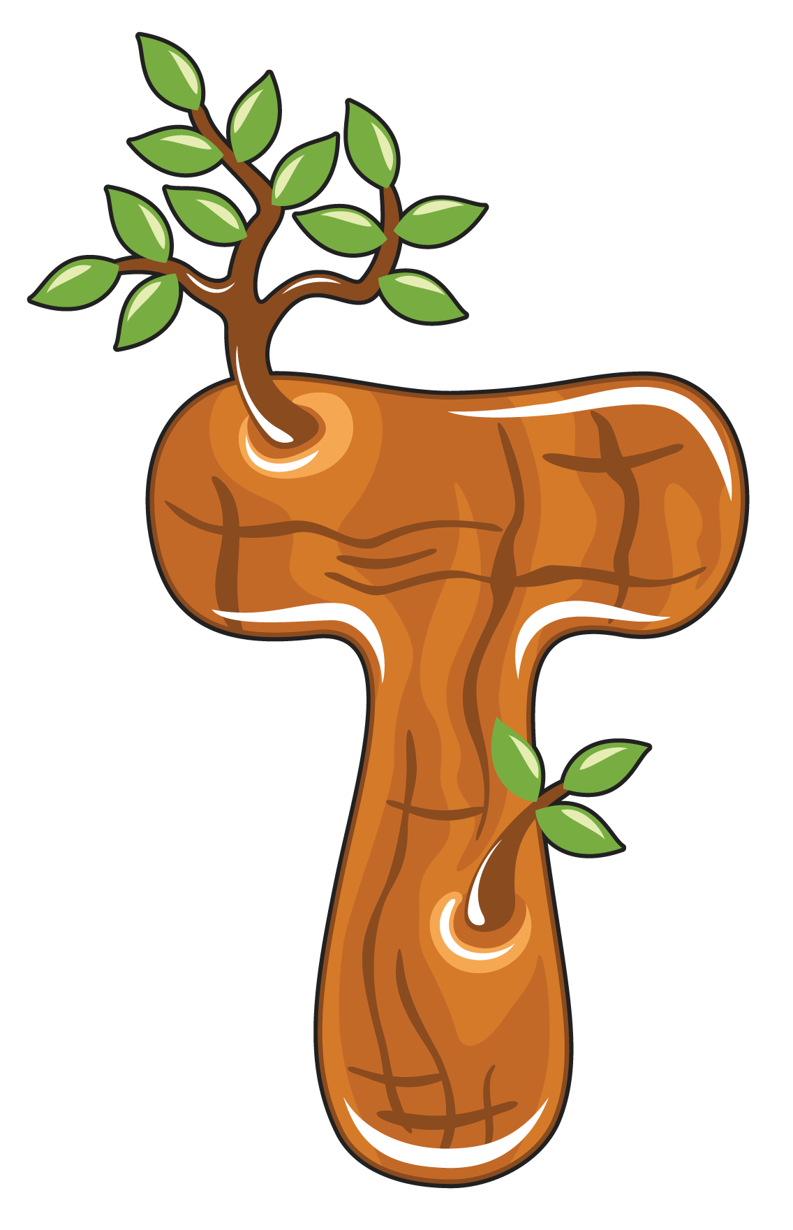 letter clipart tree