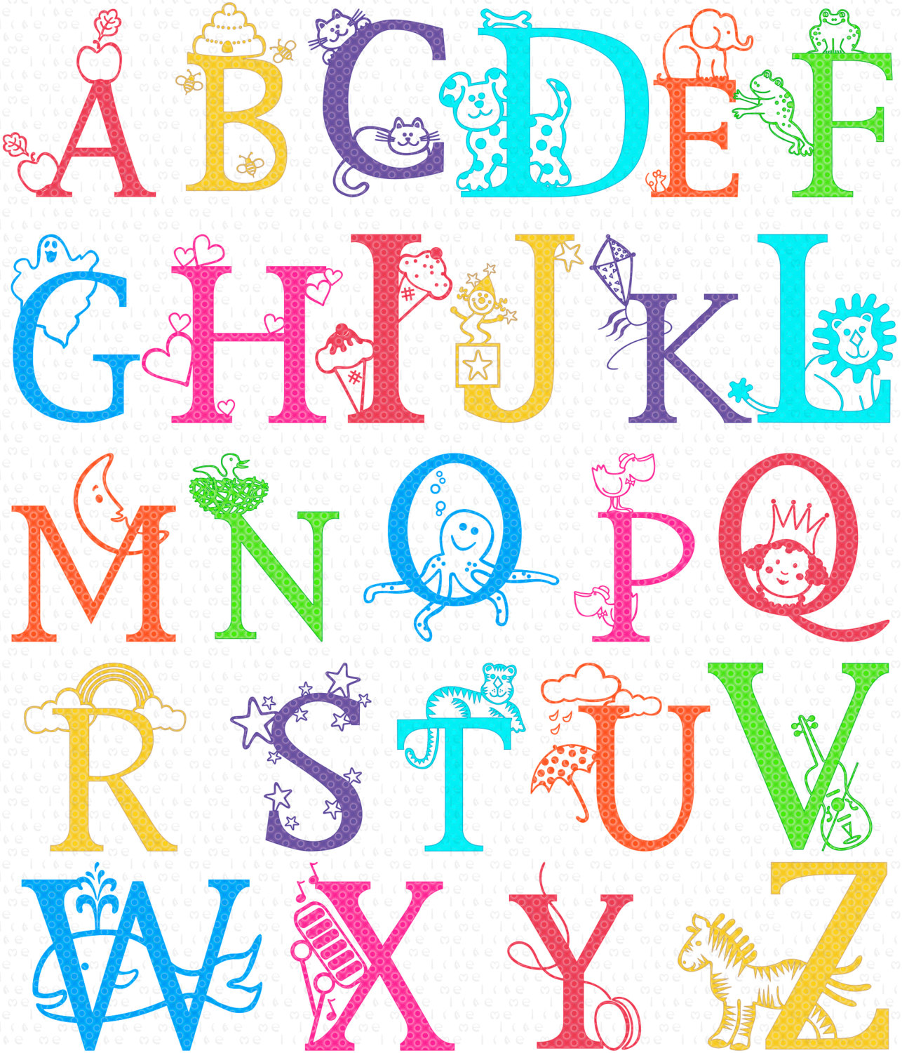 letter clipart lettering