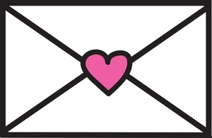 valentine clipart letter
