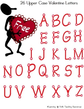 letters clipart valentine