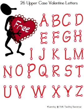  alphabet letter. Letters clipart valentine