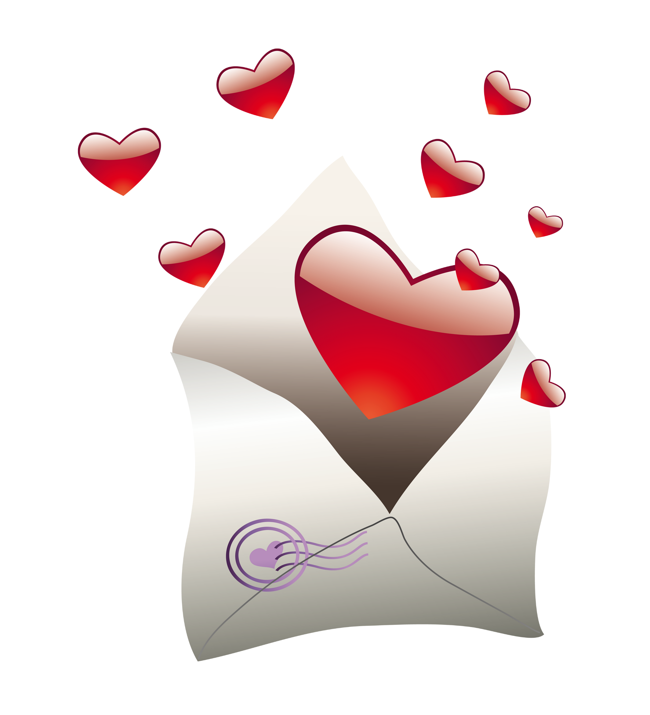 letter clipart valentine