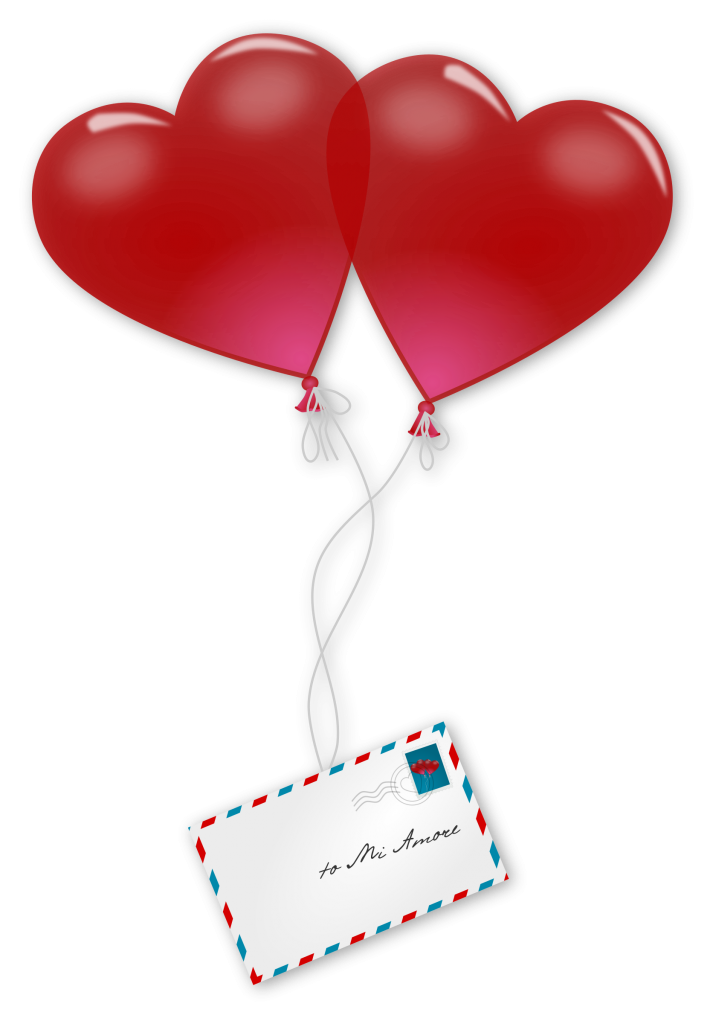 clipart letters valentine