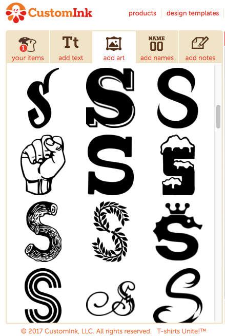 clipart letters word art