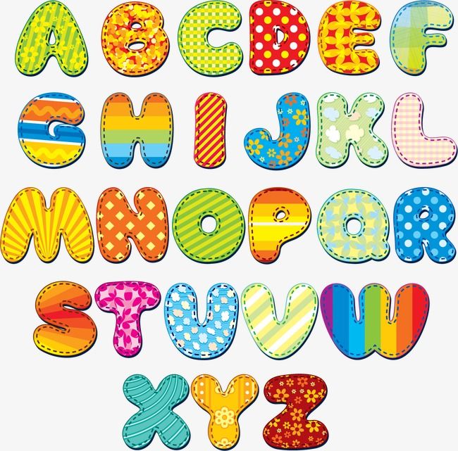 clipart letters word art