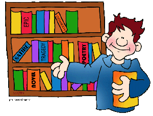 clipart library classroom library