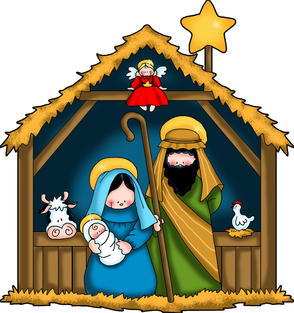 Free lds nativity cliparts. Clipart library library activity