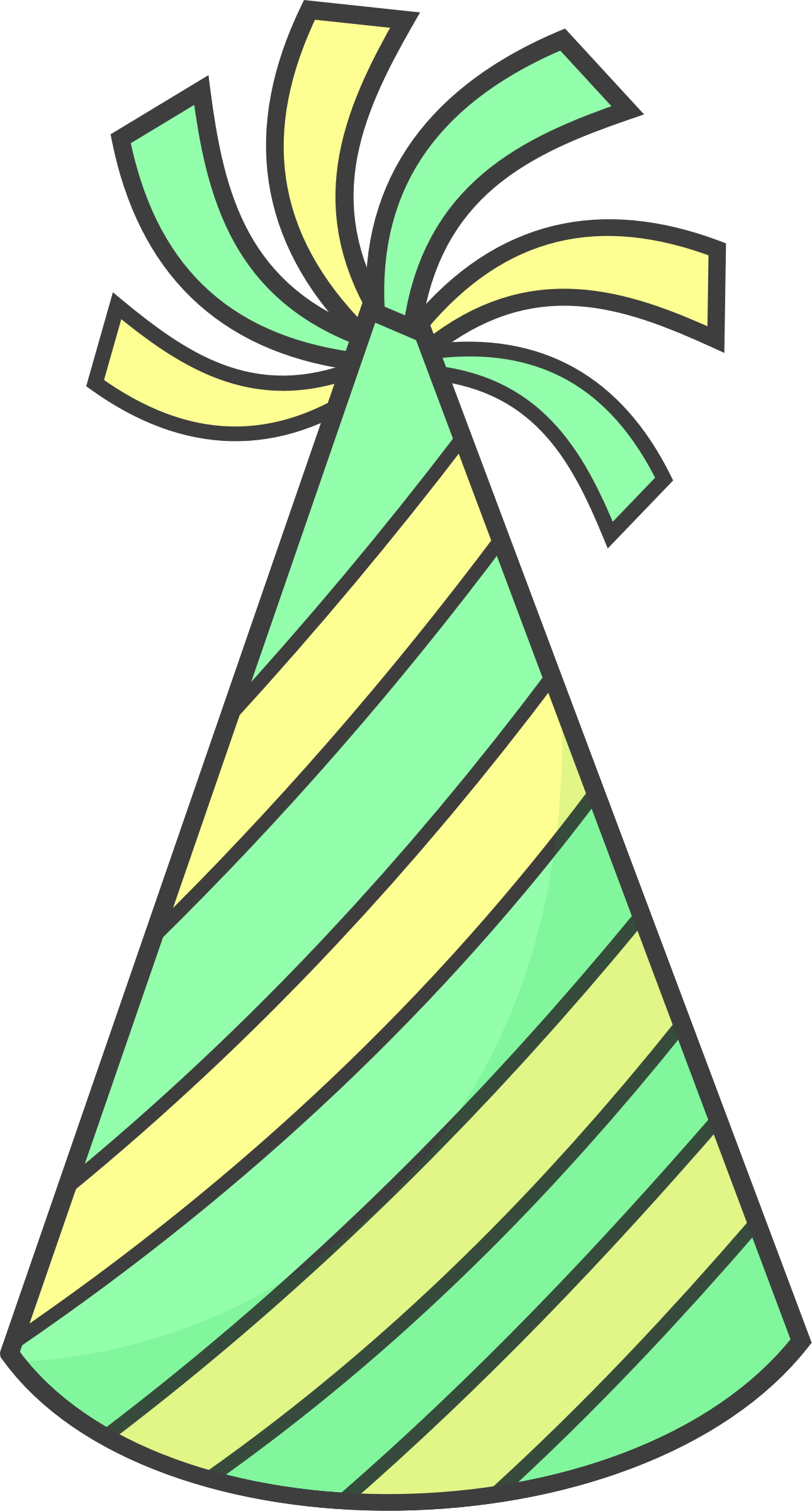 Free party hat image. Clipart library library assistant