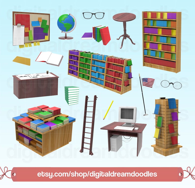 librarian clipart office
