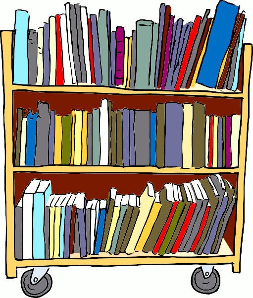 clipart library library shelf