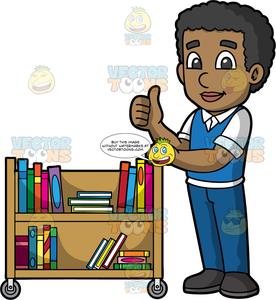 library clipart male librarian