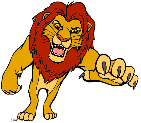 Clip art library . Lion clipart angry