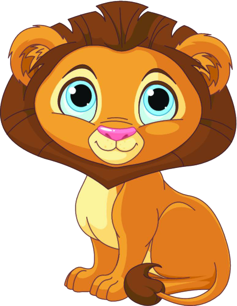clipart lion animated