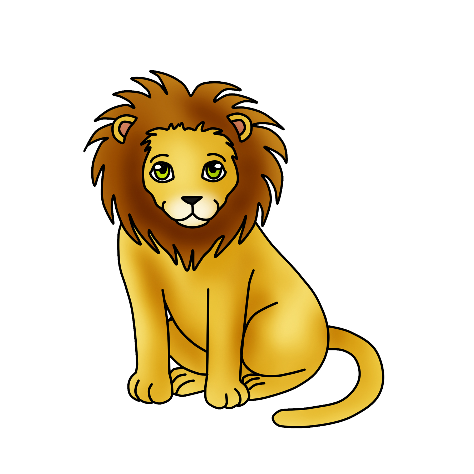 Free clip art graphics. Lion clipart school