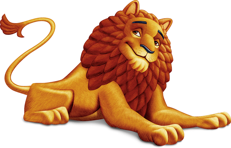 clipart lion courageous