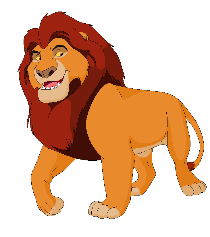 Image mufasa png shadow. Clipart lion file