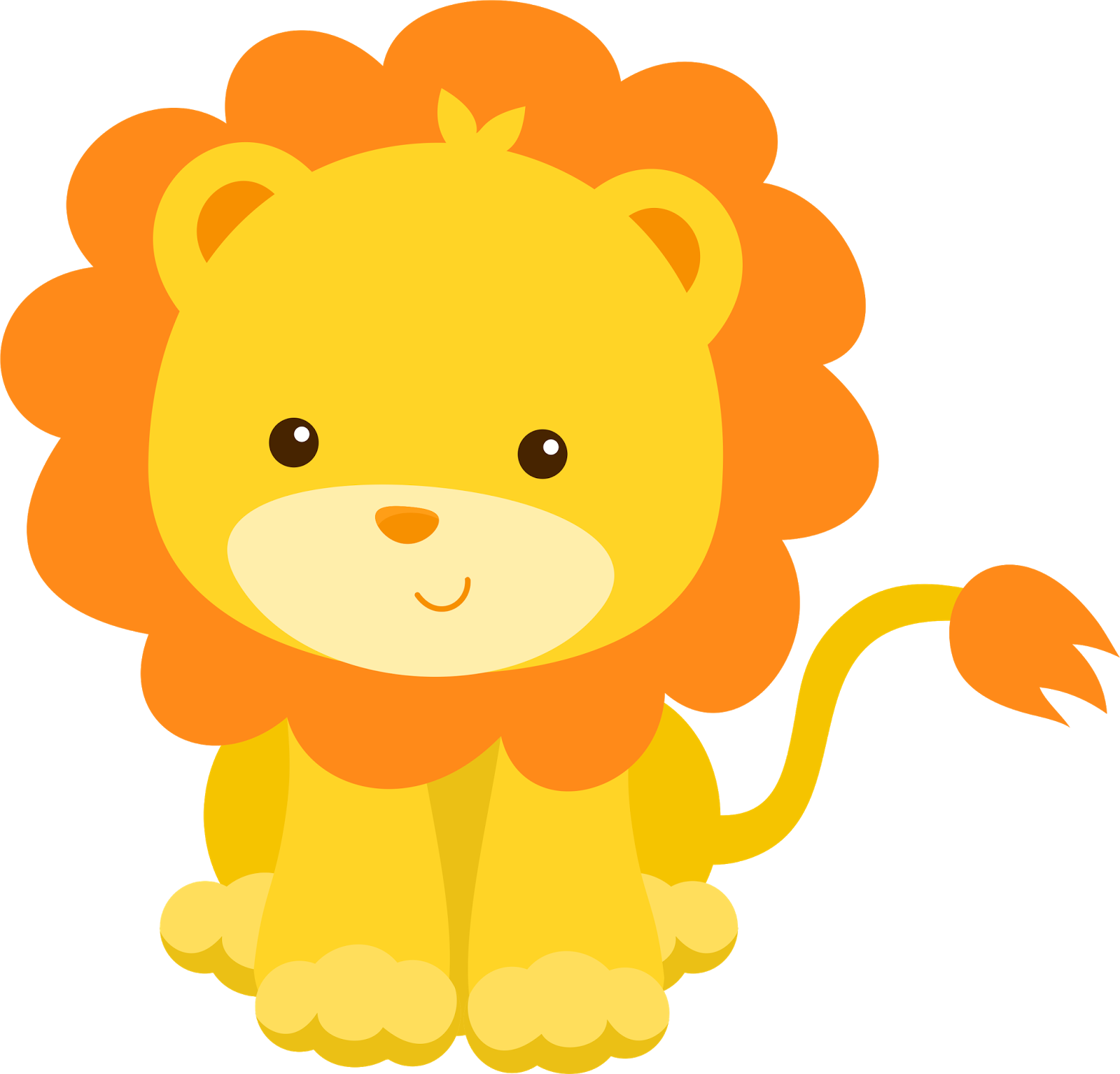 clipart lion lion cub