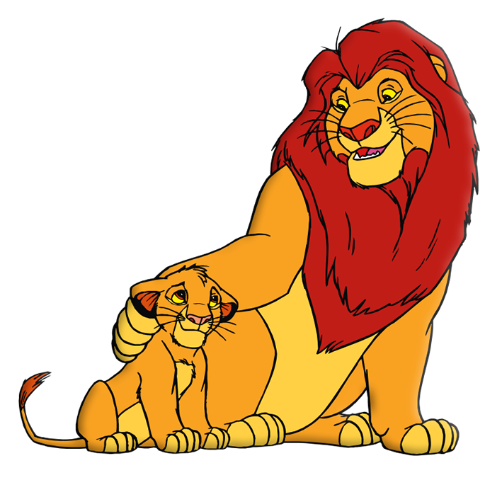 King and simba png. Lion clipart cartoon