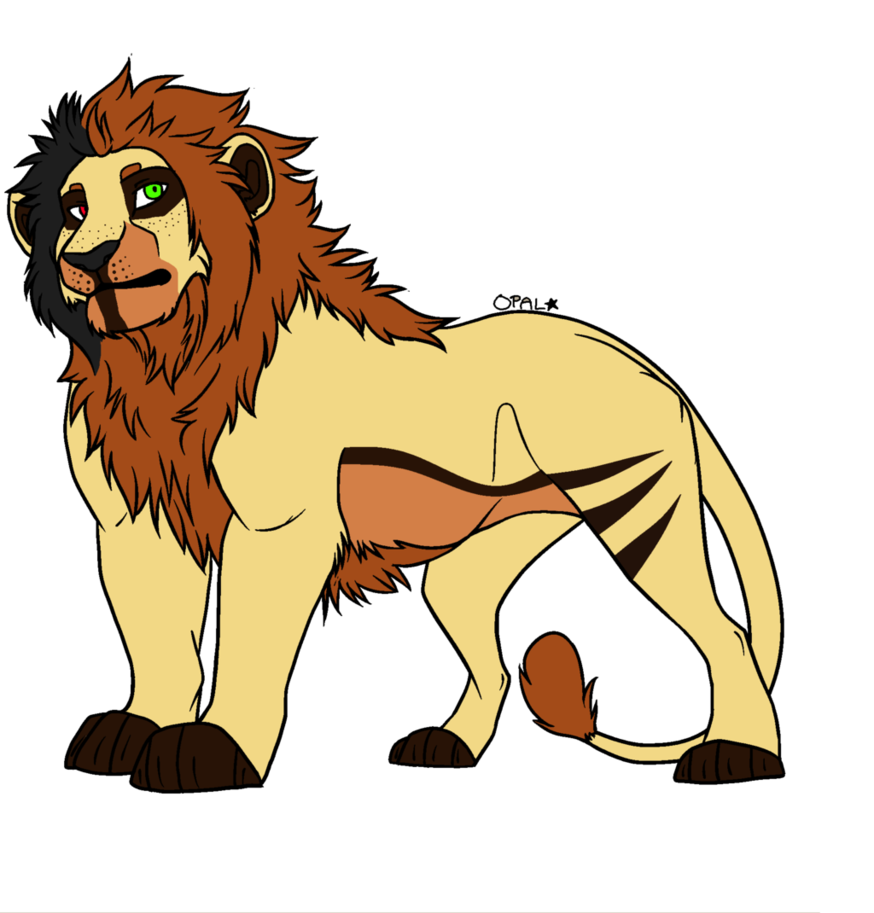 clipart lion mammal