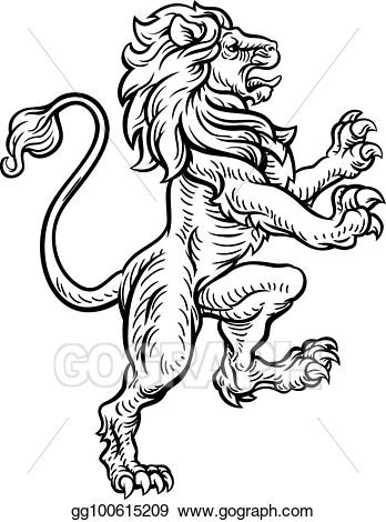 lion clipart medieval