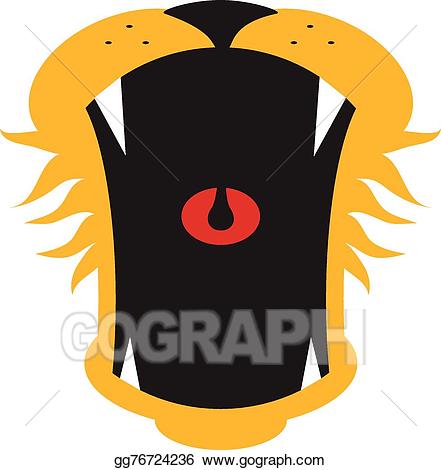 Clipart lion open mouth. Clip art vector roaring