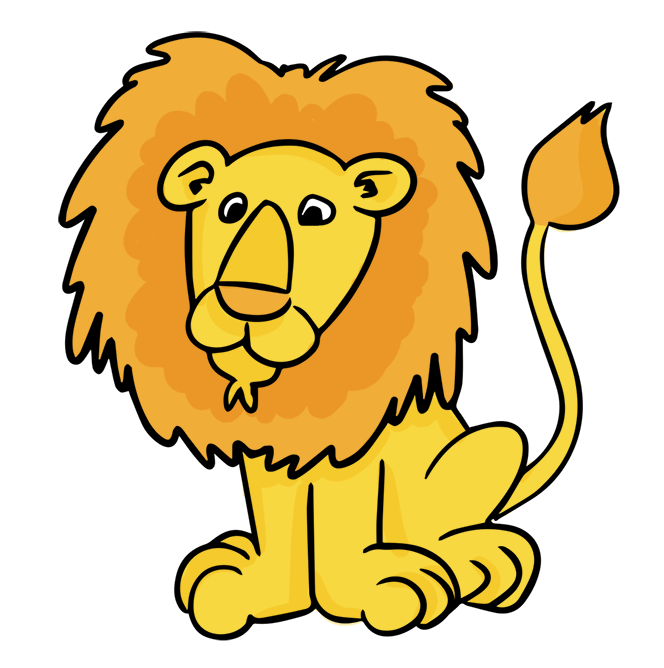 The and porcupine declare. Clipart lion open mouth
