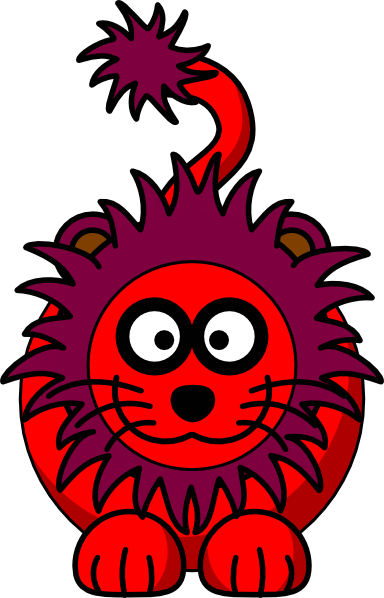 Lion clipart red. Clip art at clker