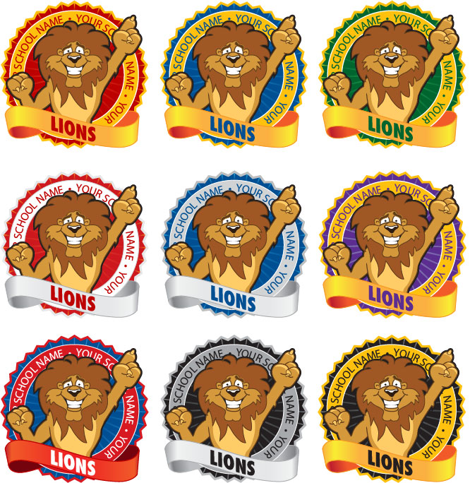 clipart lion school