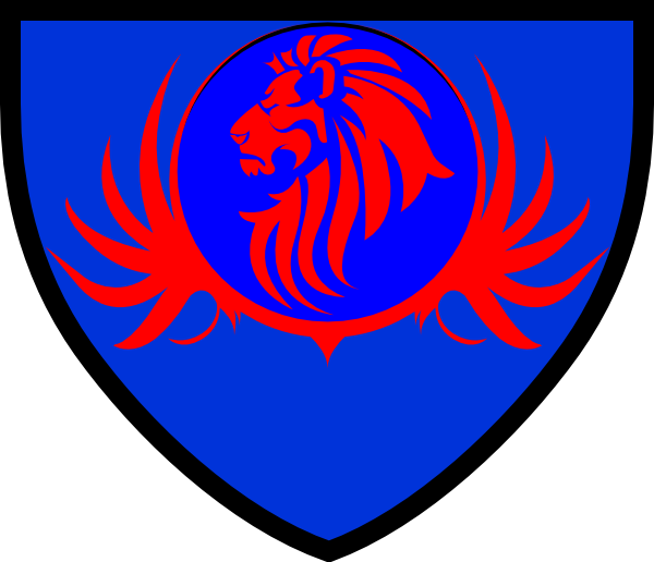 lions clipart shield