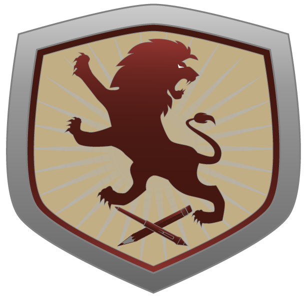 clipart lion shield