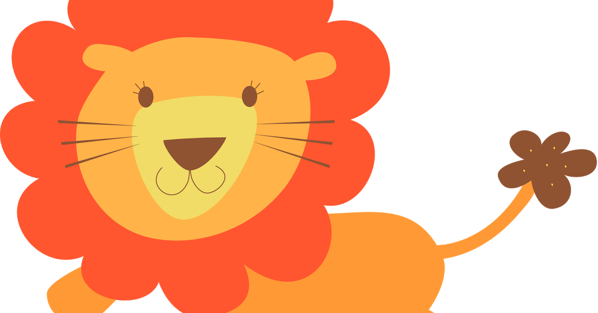 lion clipart silly