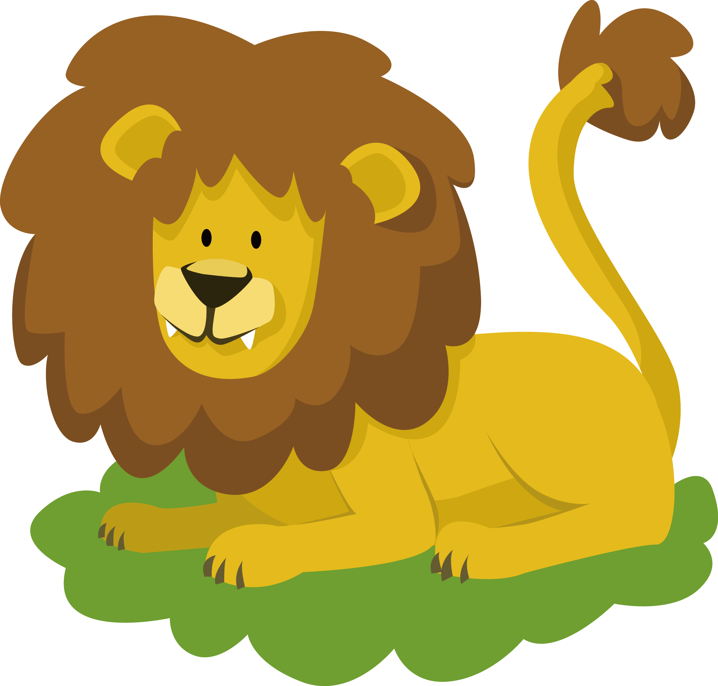Lion clipart easy. Cartoon pictures for kids