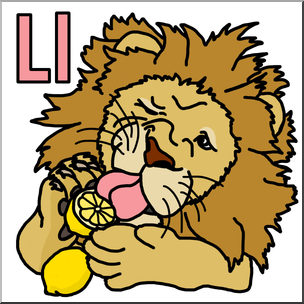 L is for alphabet. Lion clipart teacher