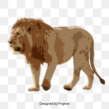 clipart lion thinking