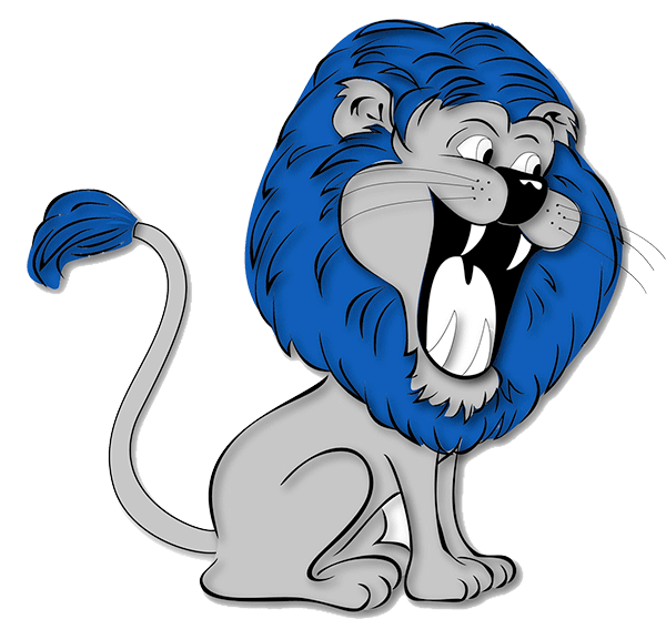 clipart lion volleyball