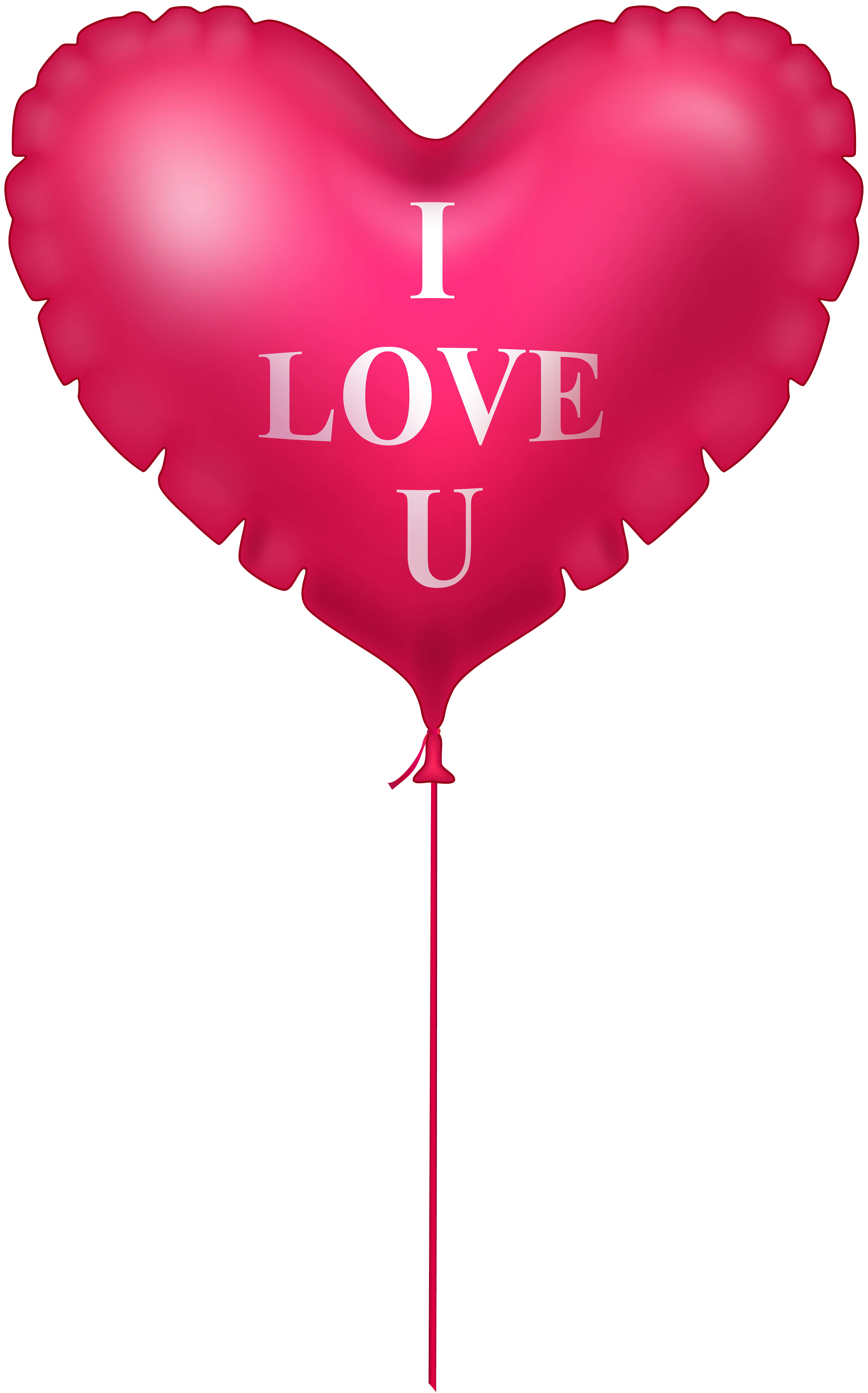 Clipart love balloon. I you pink heart