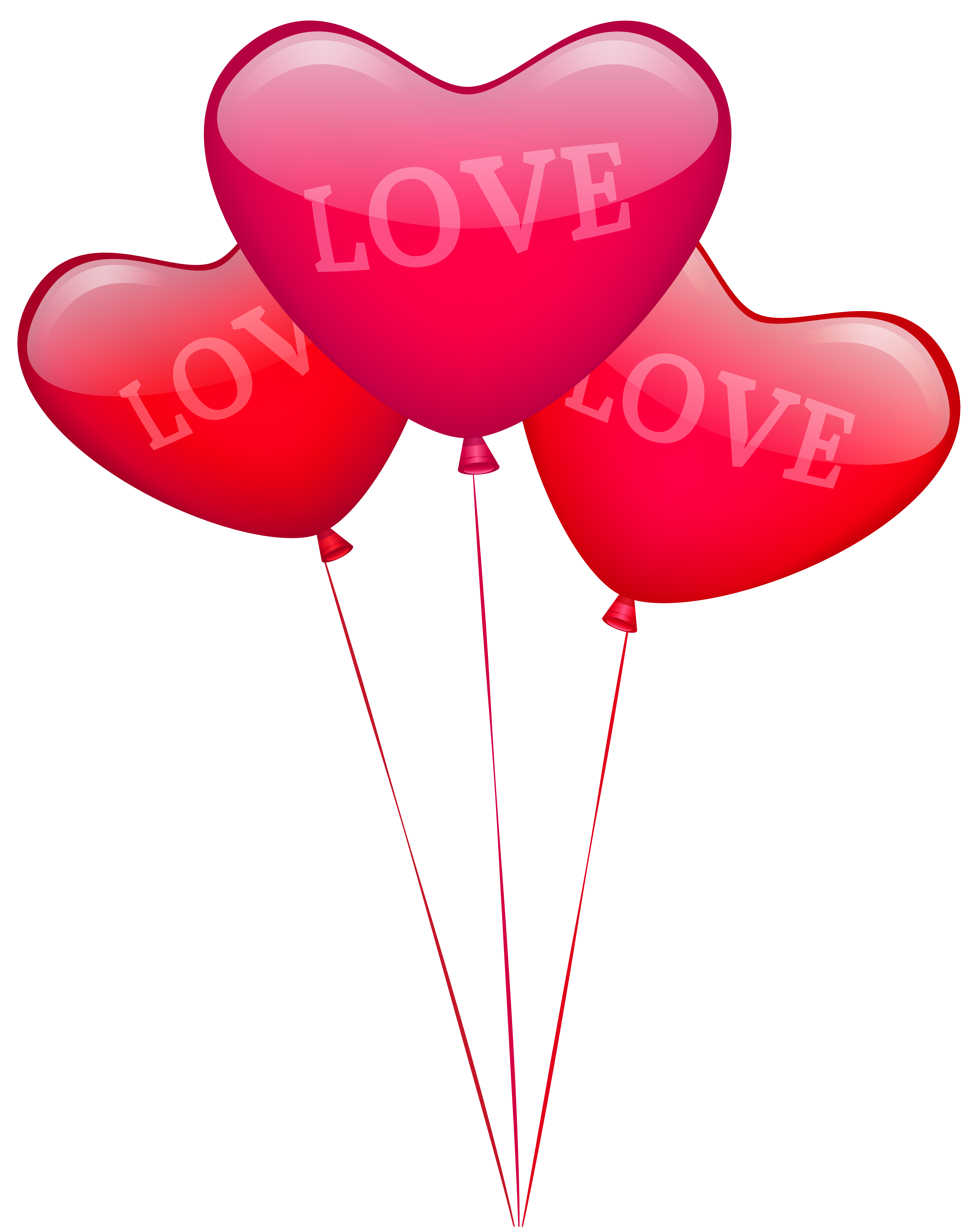 Heart balloons png image. Clipart love balloon