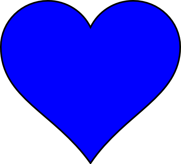 clipart love blue