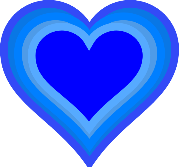 clipart love blue