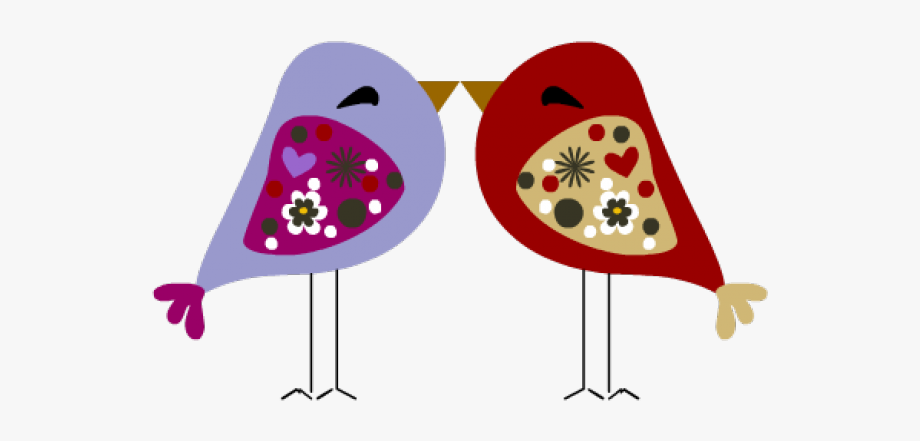 Cute birds free . Love clipart lover
