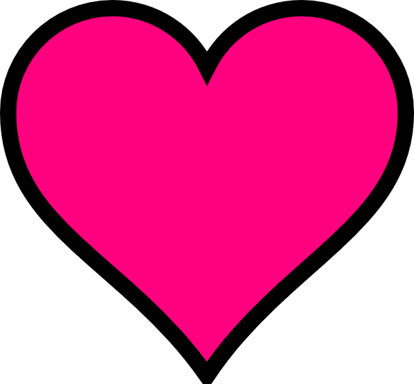 clipart love pink