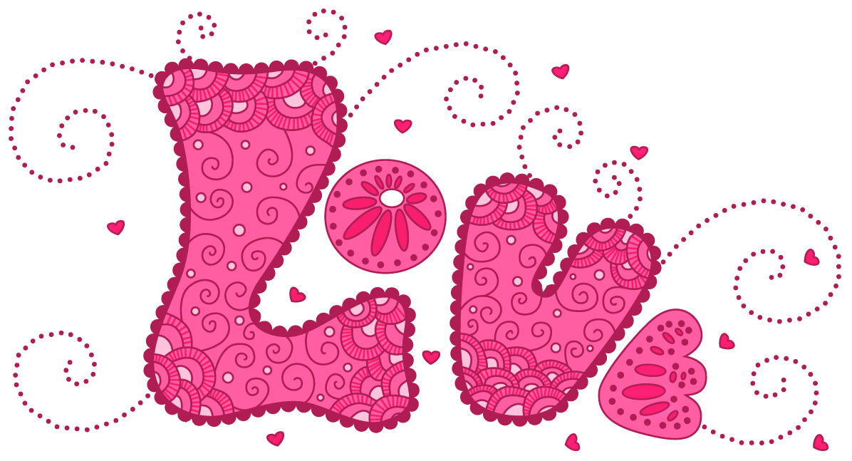 pink clipart love