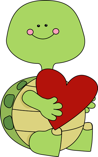 clipart turtle heart